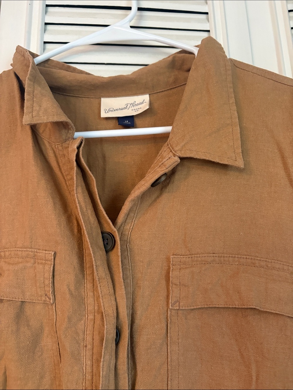 Lightweight Rust Romper - Picture 4 of 7